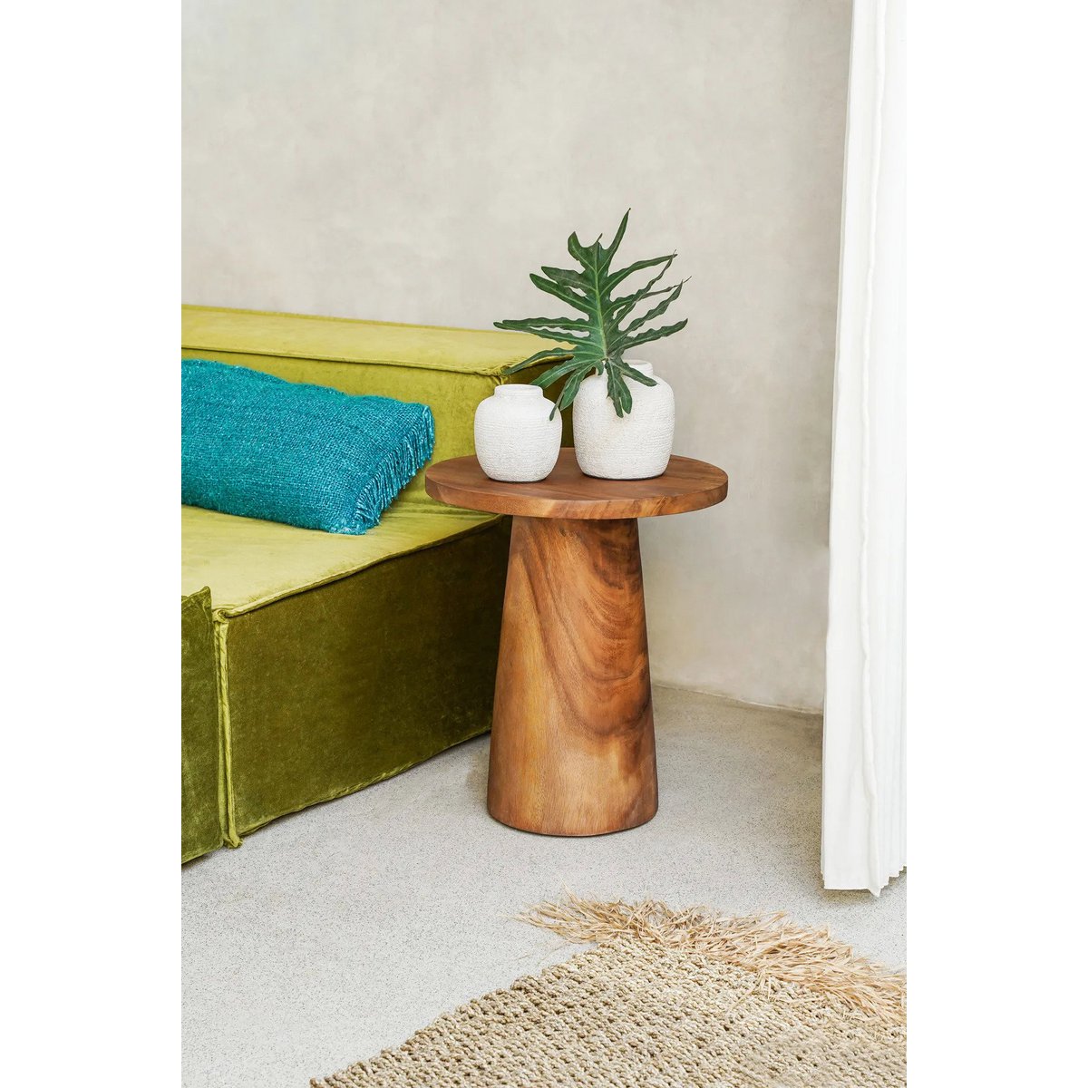 Bijzettafel Timber Conic Naturel - BUVV Home