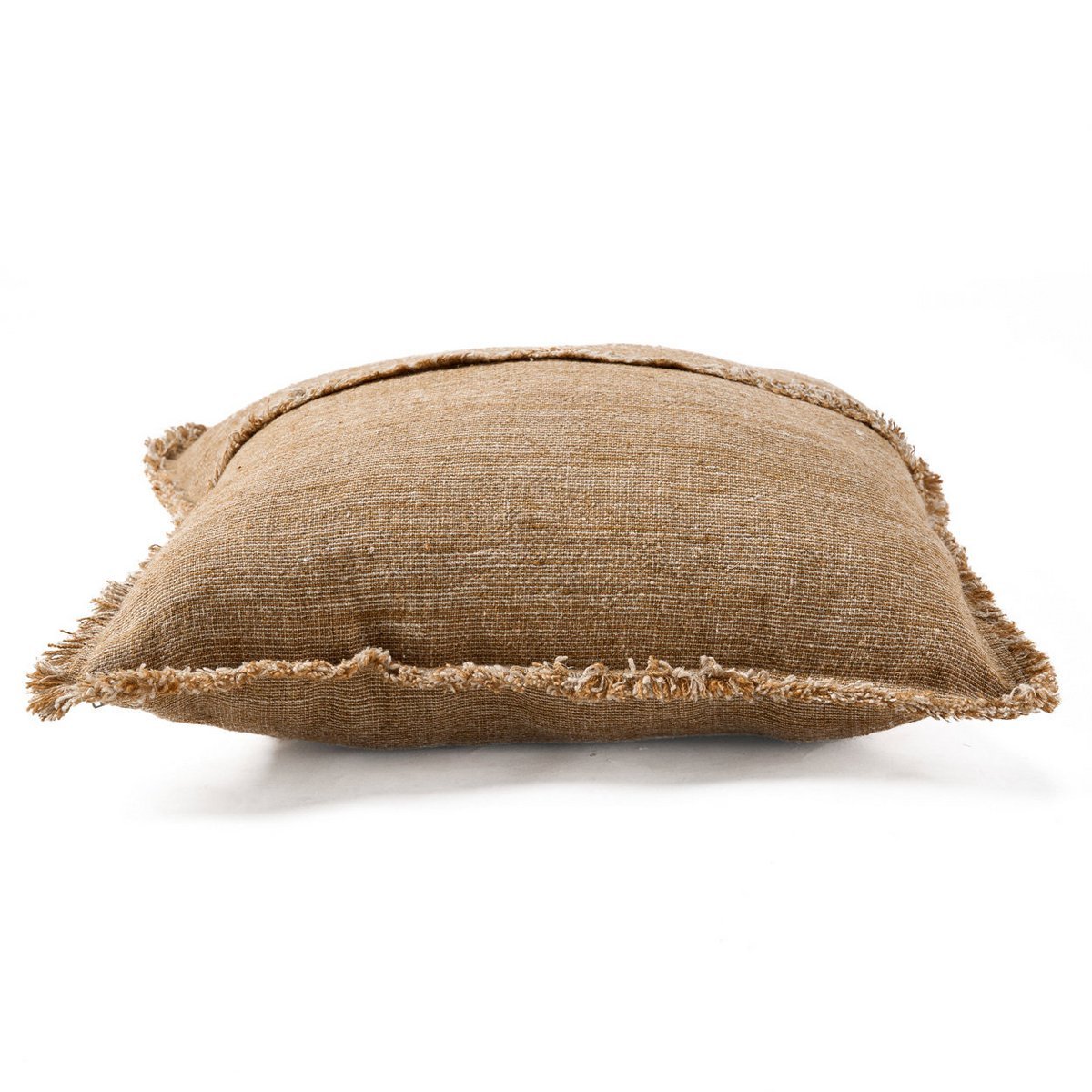 De Sahara Fringe Kussenhoes - Natuurlijk Bruin - 50x50 - Kussen - BUVV Home