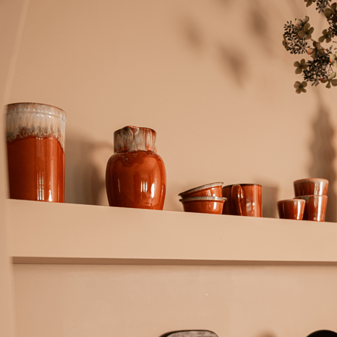 Espresso Kopje Pottery Caramel -Koffiekopje-BUVV Home
