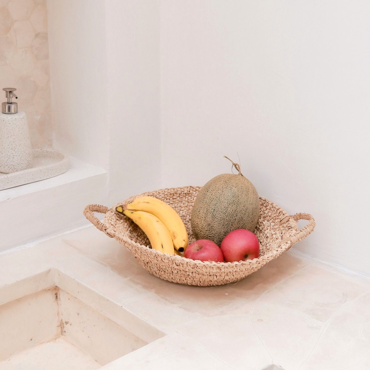 Geweven Raffia schaal RAGA (2 maten) - Schaal - BUVV Home
