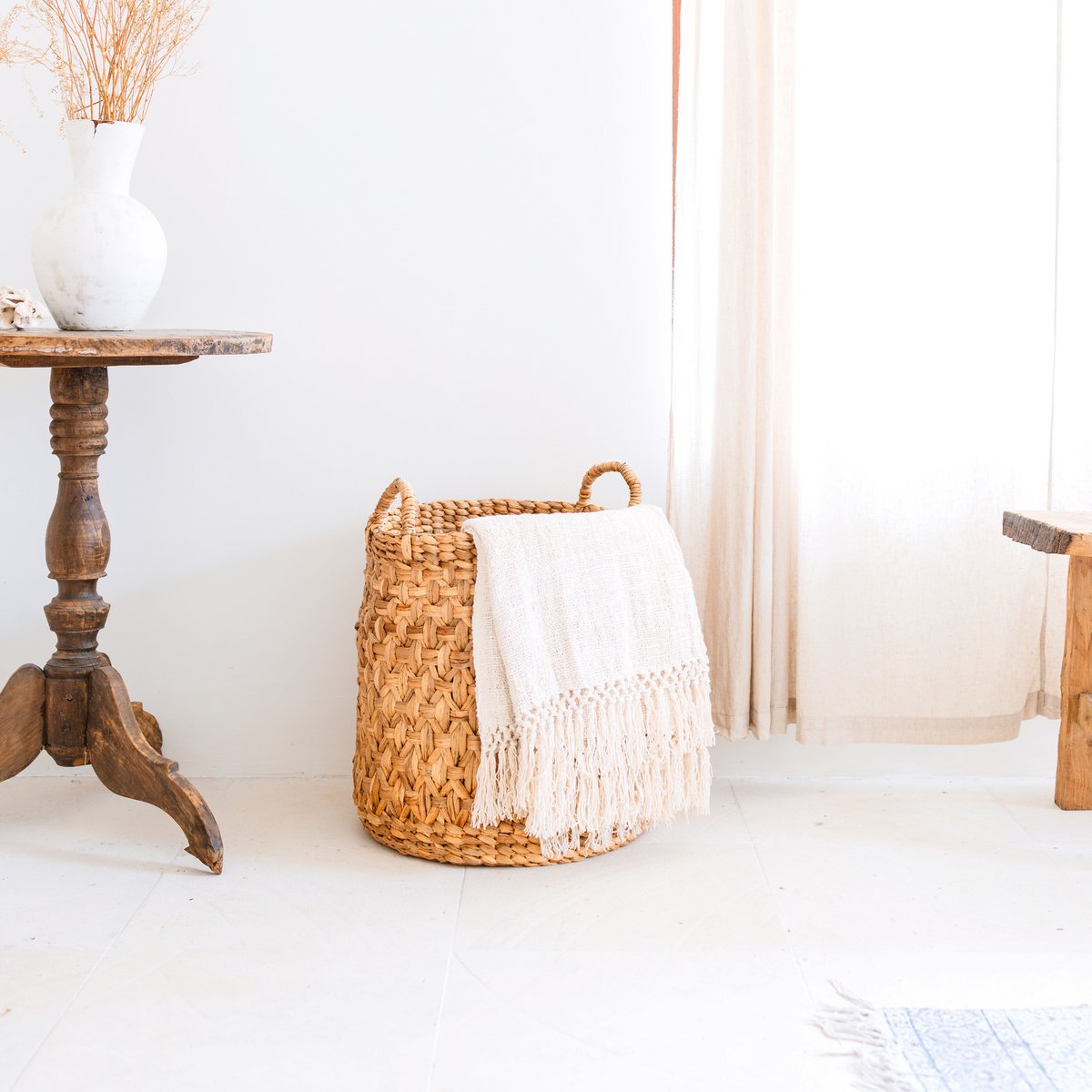 Grote Mand van Waterhyacint RAJA - Mand - BUVV Home