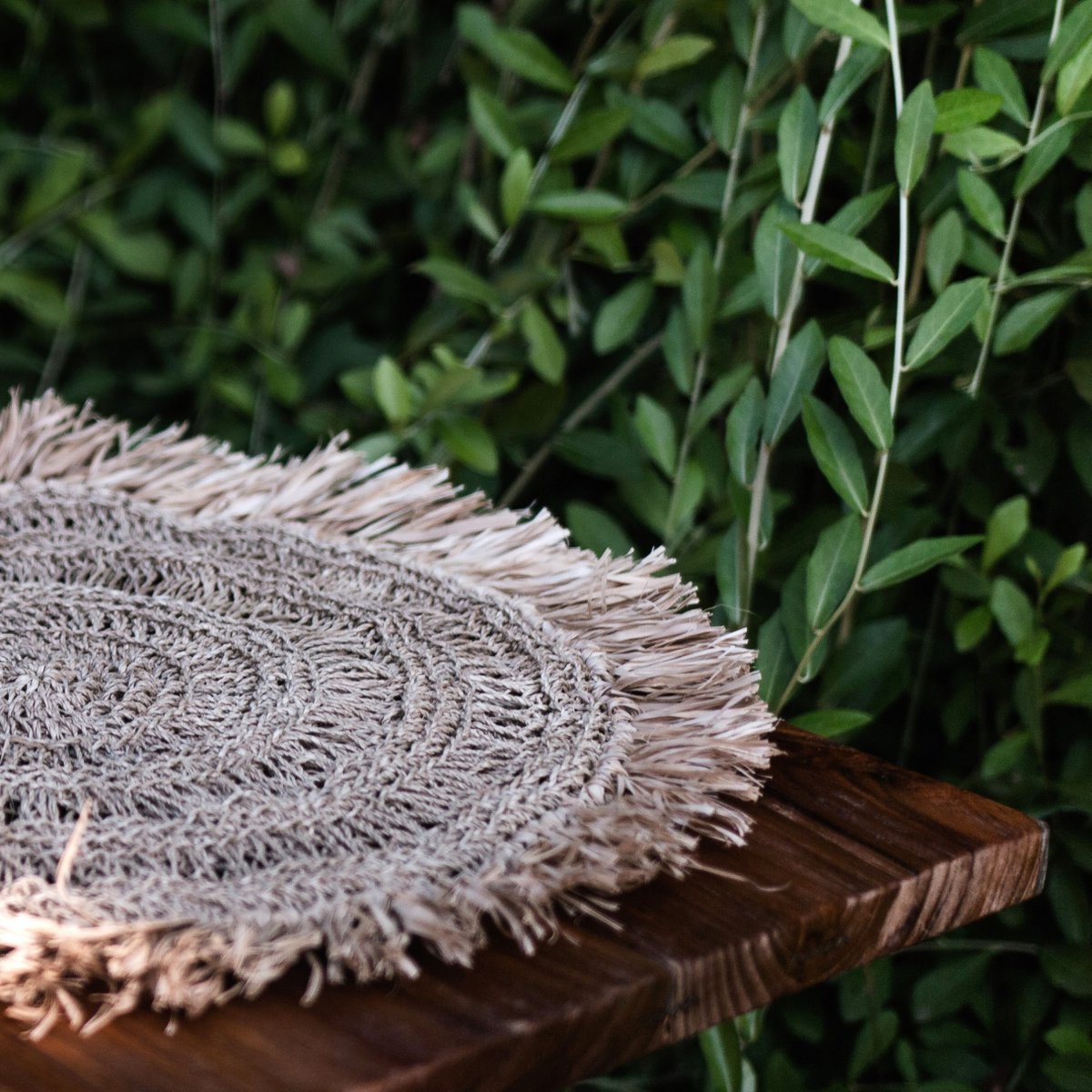 Placemat WAISAI van Raffia (set van 2, 4 of 6) - Placemat - BUVV Home