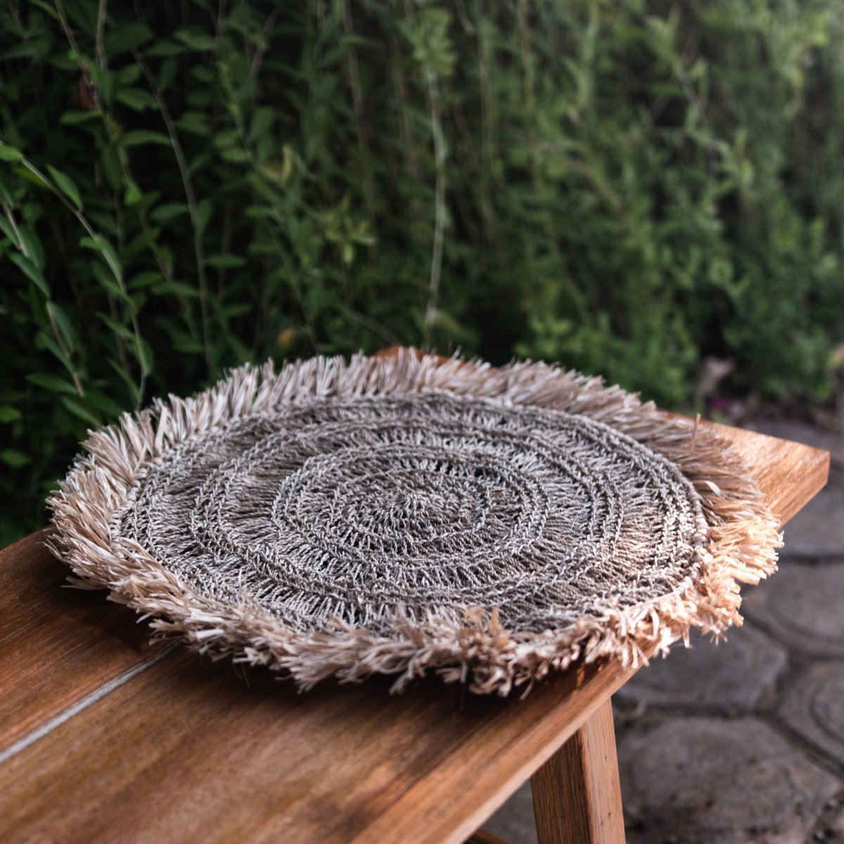 Placemat WAISAI van Raffia (set van 2, 4 of 6) - Placemat - BUVV Home