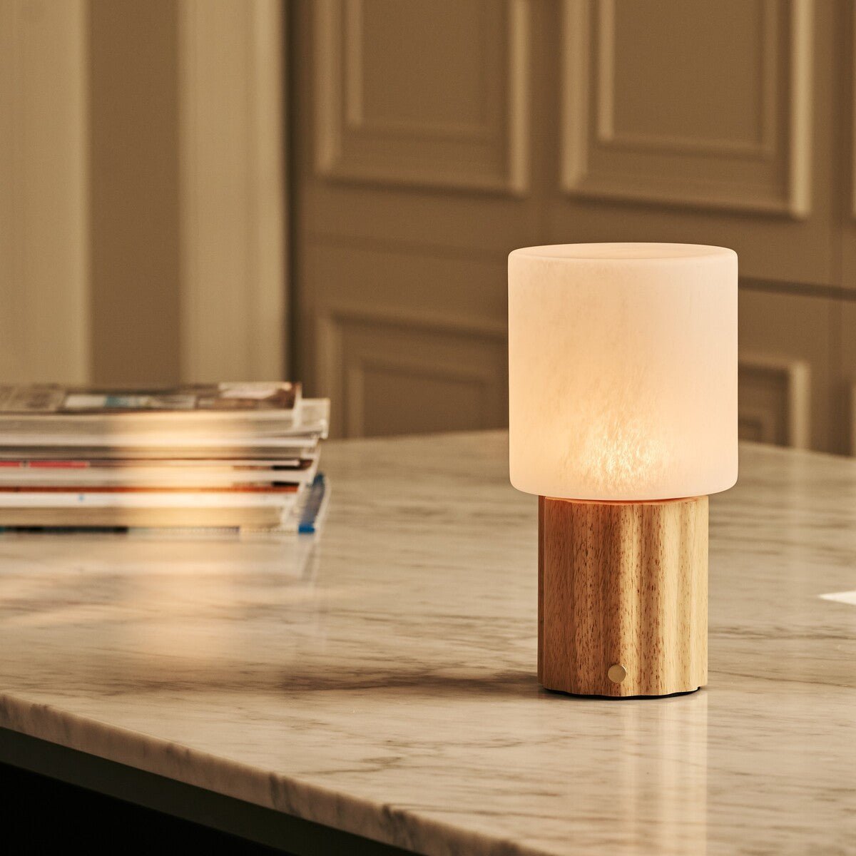 Tafellamp Frank lichtbruin -Lamp-BUVV Home