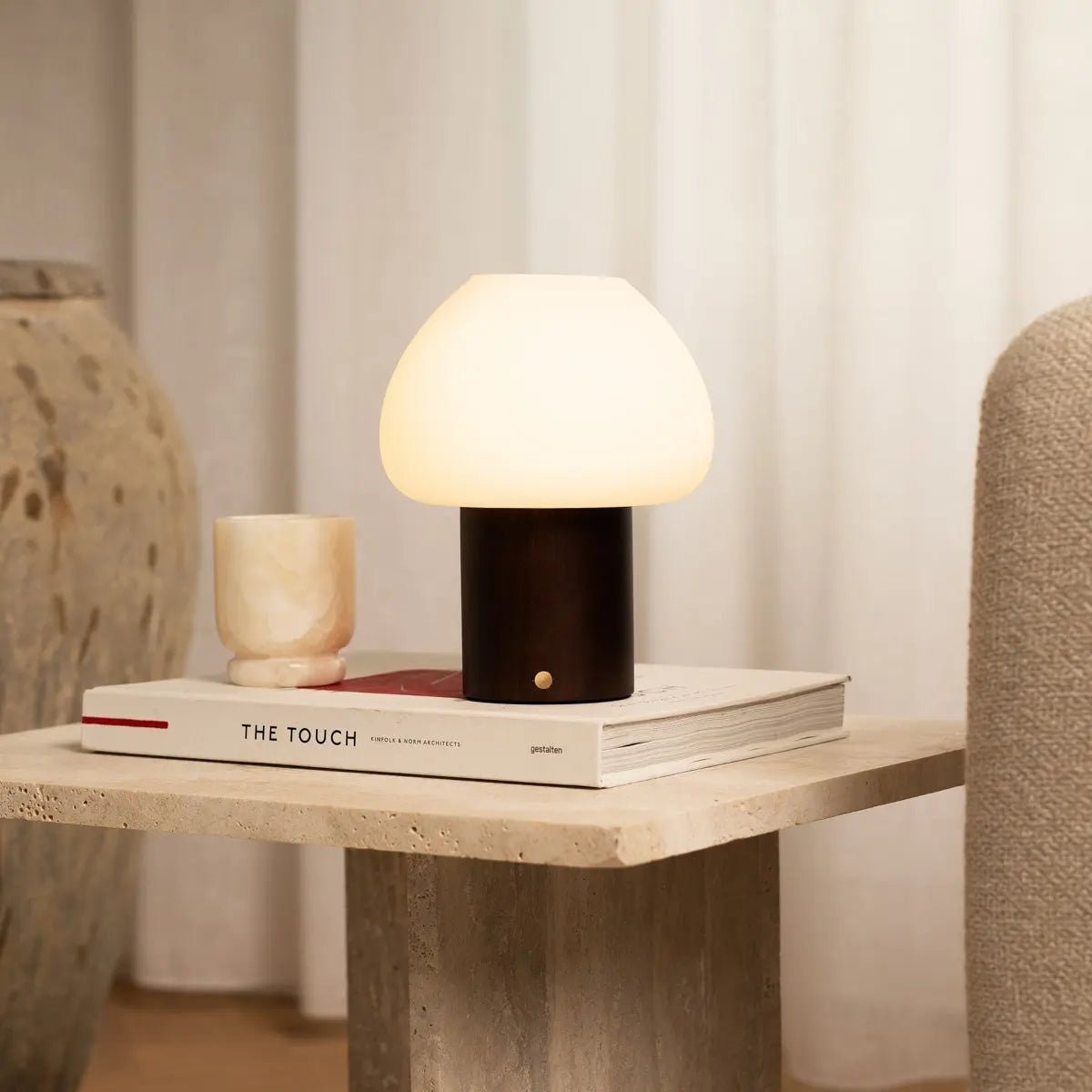 Tafellamp Fynn Donkerbruin -Lamp-BUVV Home
