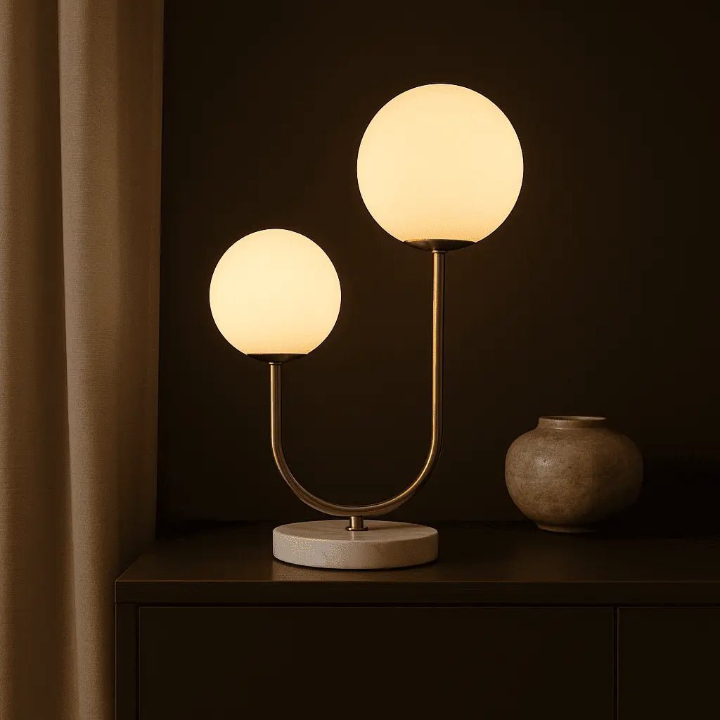 Tafellamp Giorgia Marmer - Lampen van Matglas - Lamp - BUVV Home