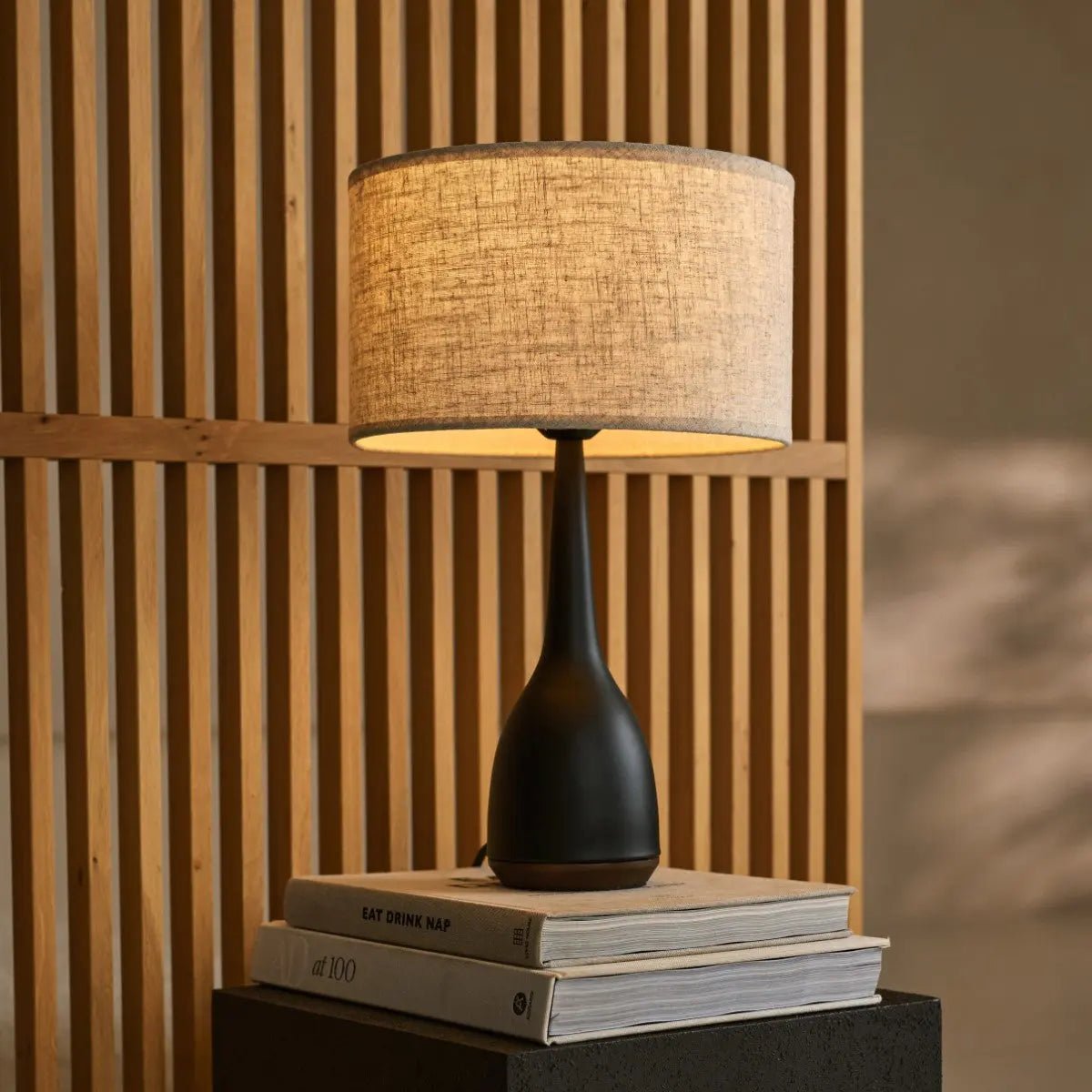 Tafellamp Jacob Zwart - Beige Linnenmix - Lamp - BUVV Home