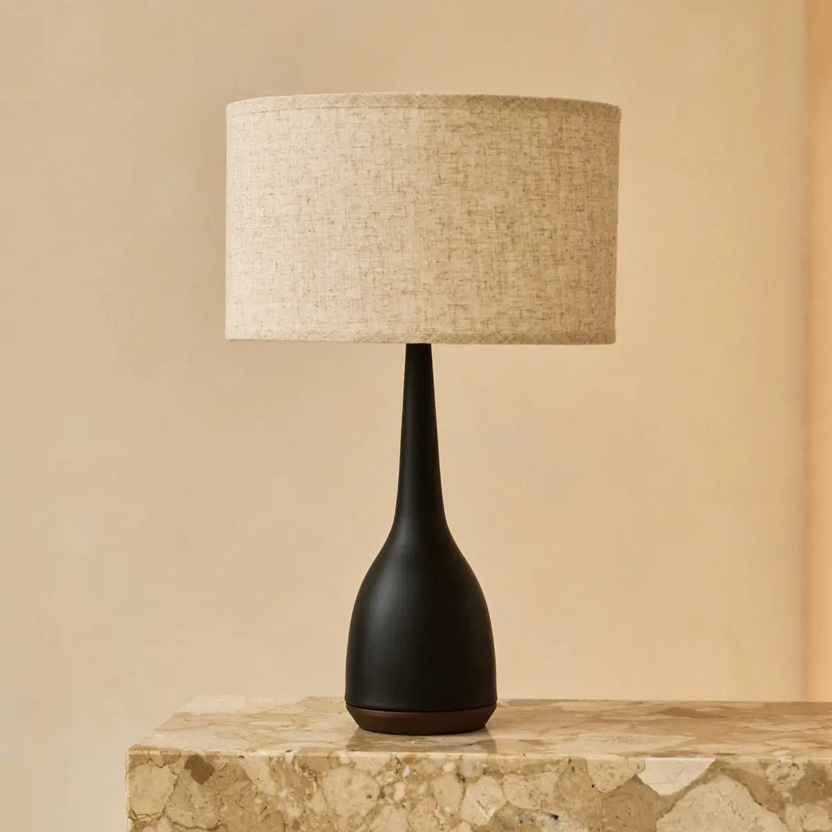 Tafellamp Jacob Zwart - Beige Linnenmix - Lamp - BUVV Home