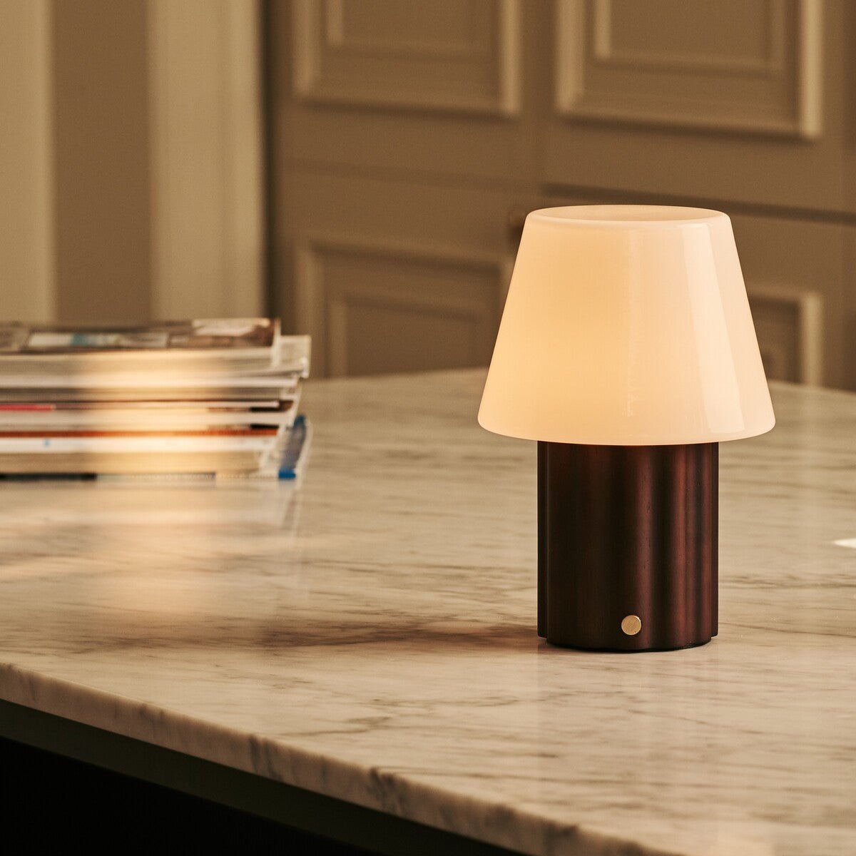 Tafellamp Javi Donkerbruin -Lamp-BUVV Home
