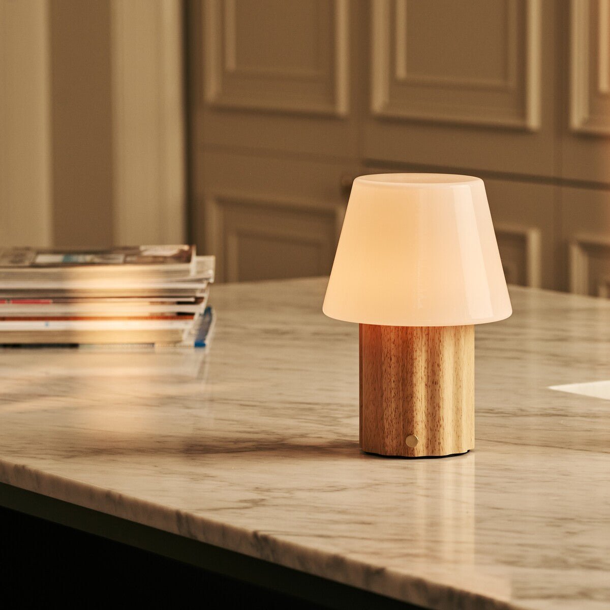 Tafellamp Javi Lichtbruin -Lamp-BUVV Home