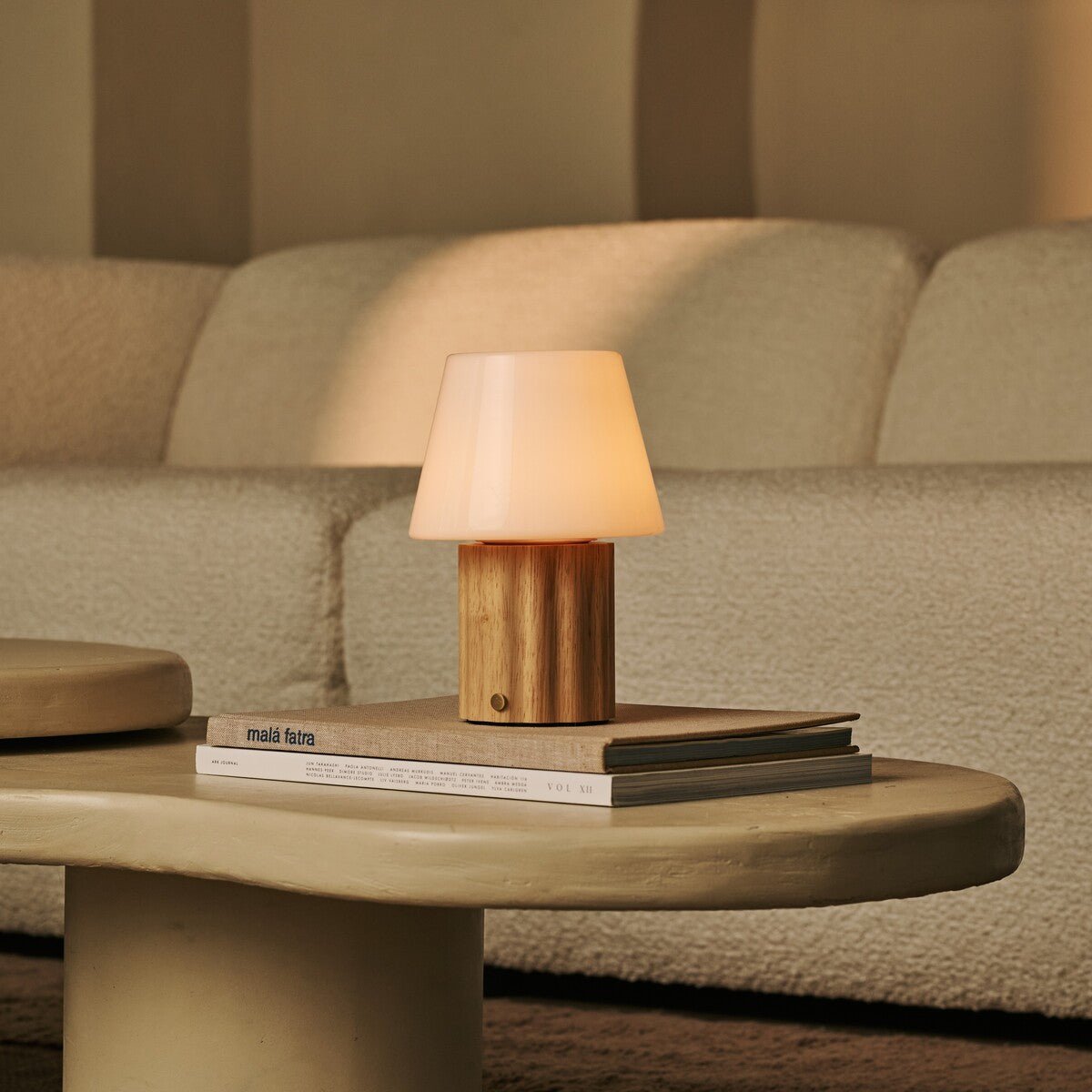 Tafellamp Javi Lichtbruin -Lamp-BUVV Home