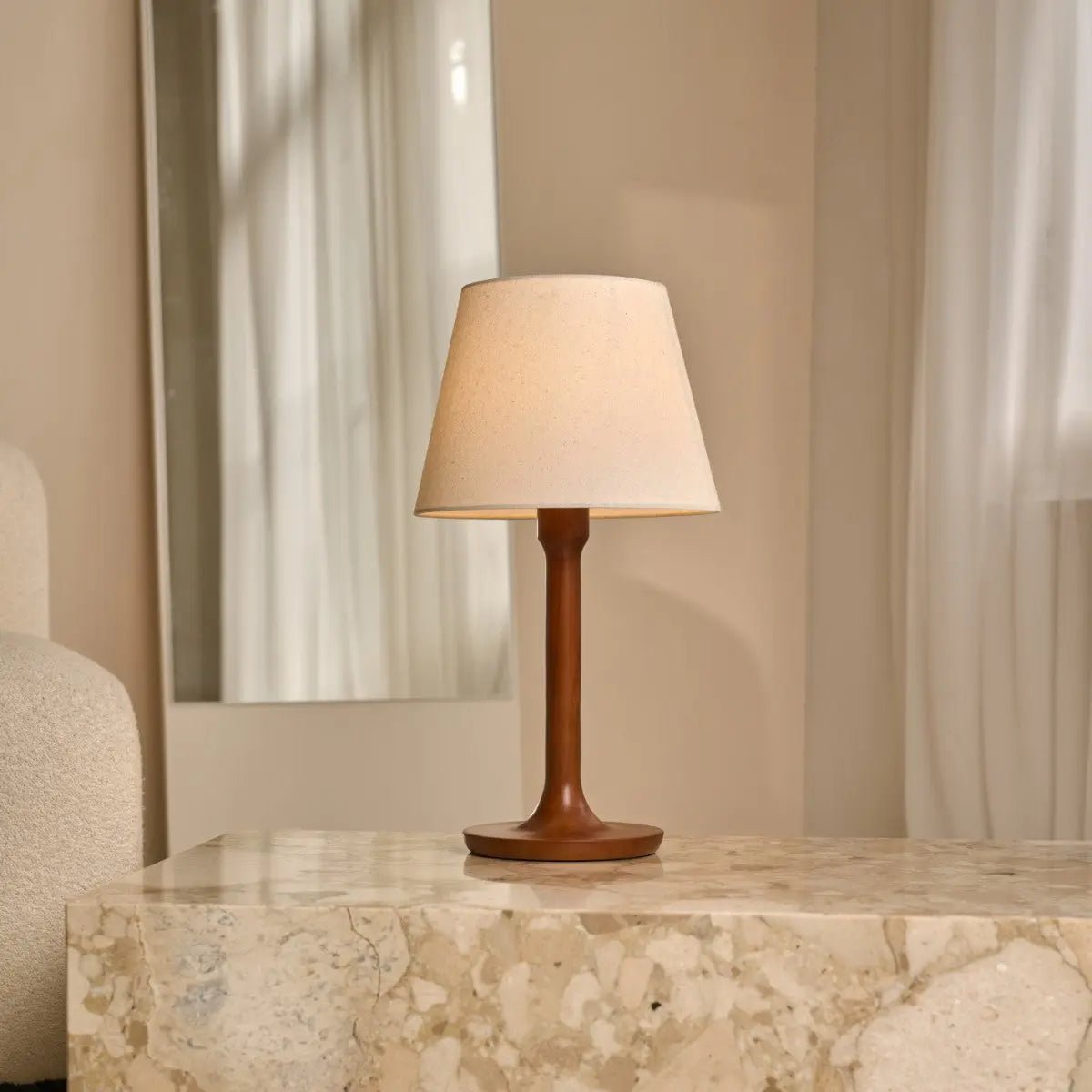 Tafellamp Nova Kastanjebruin - Stijlvolle verlichting - Lamp - BUVV Home