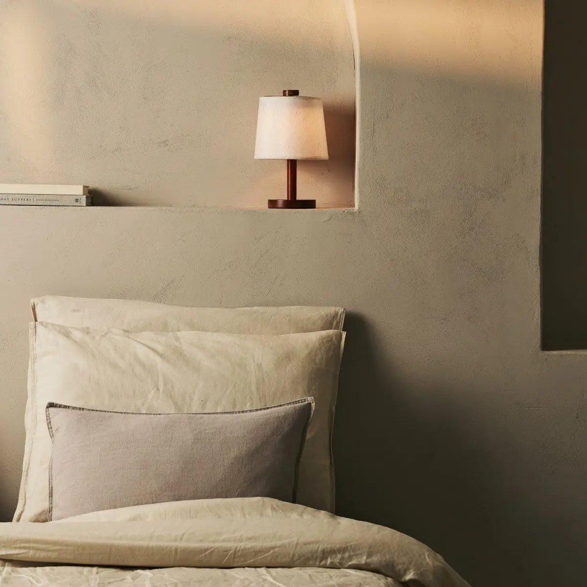 Tafellamp Rover Kastanjebruin - snoerloos - Lamp - BUVV Home
