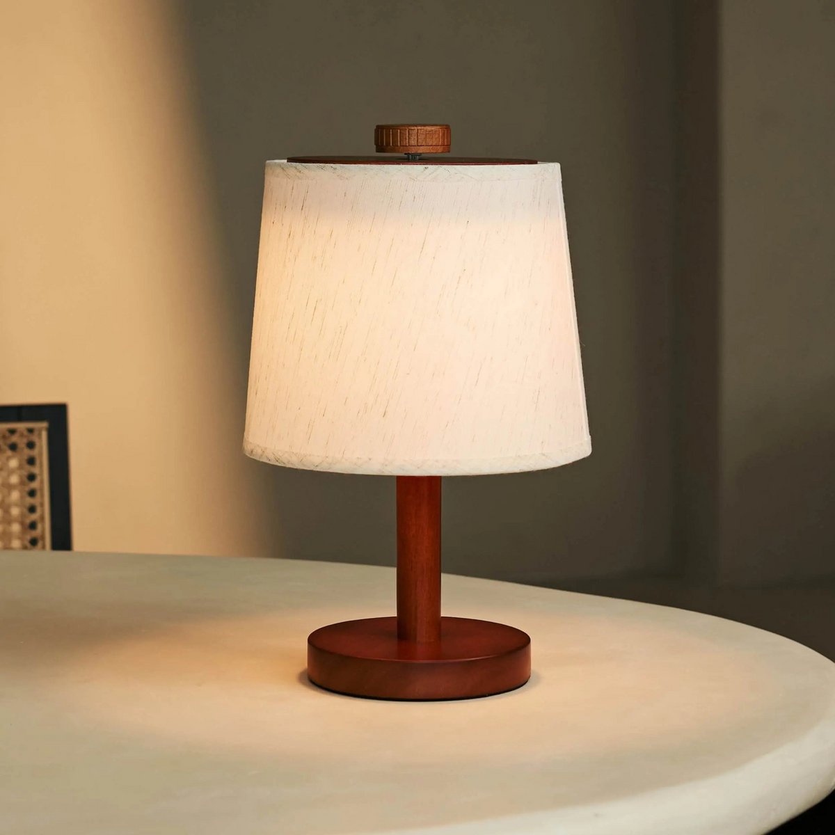 Tafellamp Rover Kastanjebruin - snoerloos - Lamp - BUVV Home
