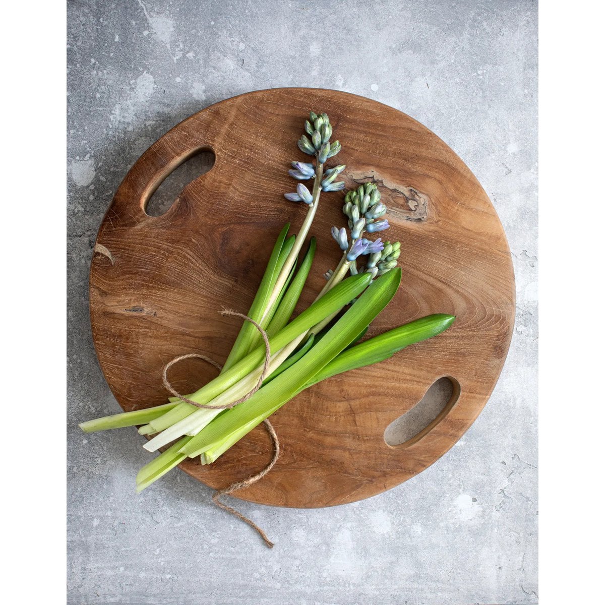 Teak Root Dienblad - Naturel - M - Dienblad - BUVV Home