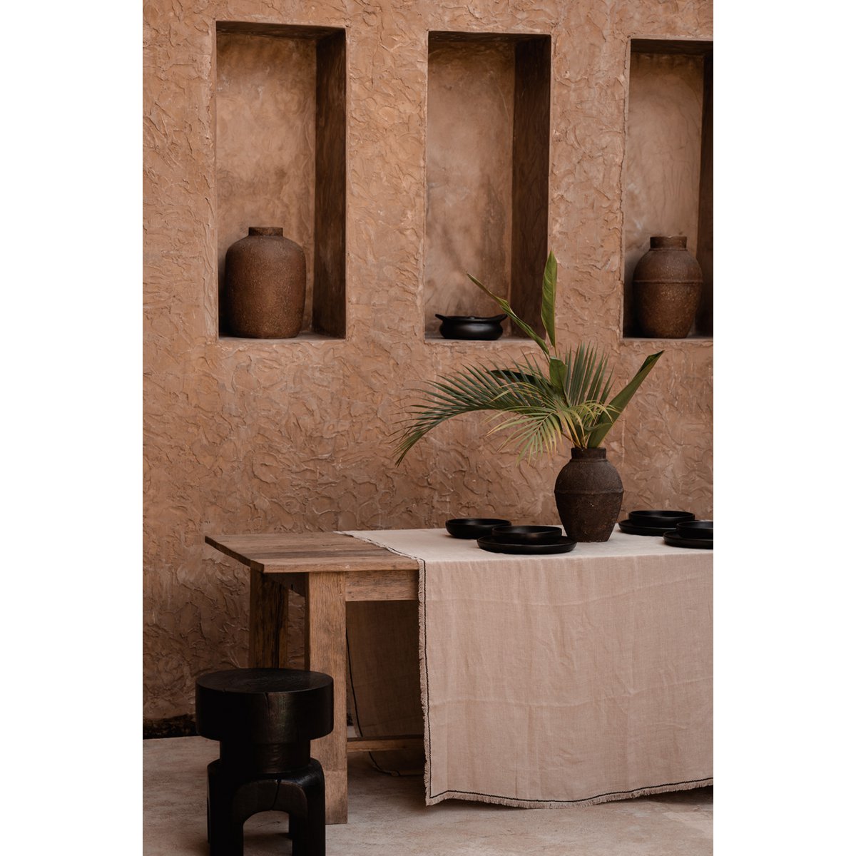 Vaas Amphora Rustica - Bordeaux - M - BUVV Home