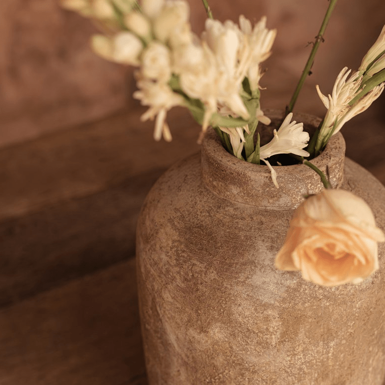 Vaas Clay Echo Vaas - Crème - M - Vaas - BUVV Home
