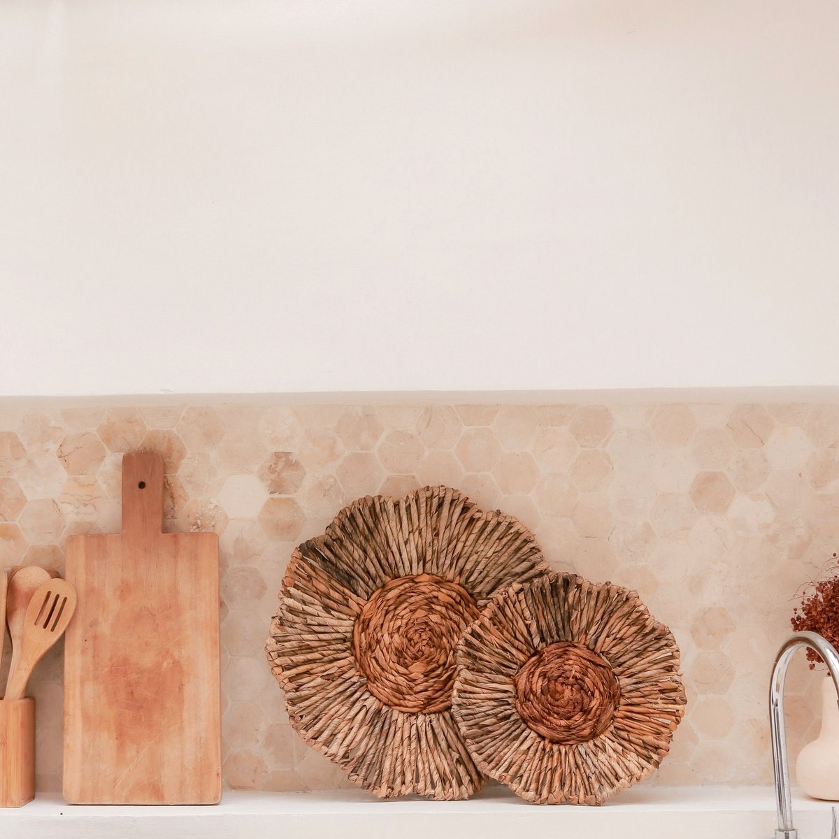 Wandmand MELAYA van Bananenvezel (2 maten) - Mand - BUVV Home