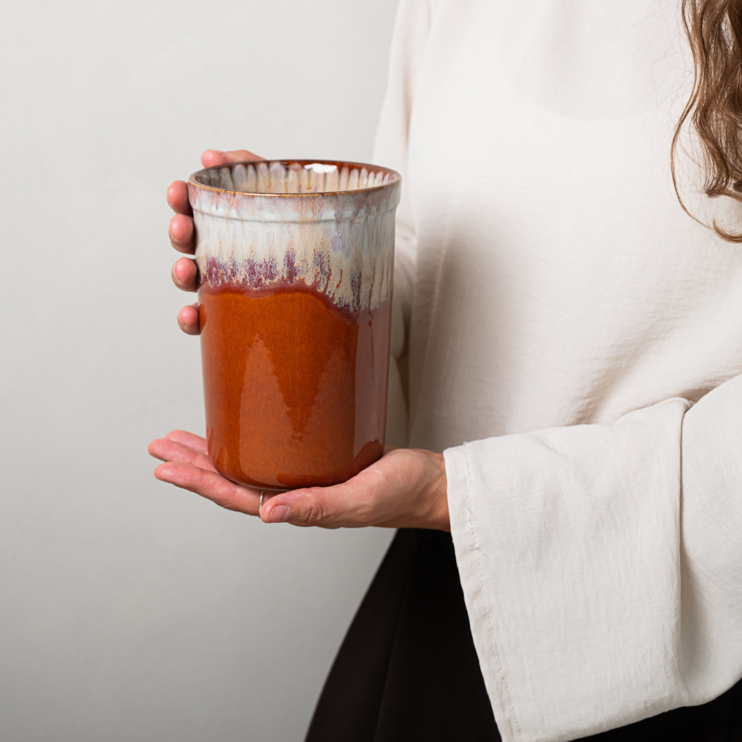 Pollepelpot Pottery Caramel (17 cm)