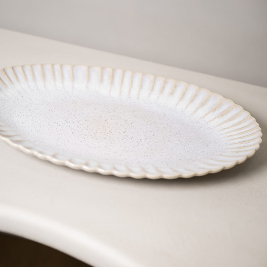 Serveerschaal Mallorca Sand Ovaal (41 cm)