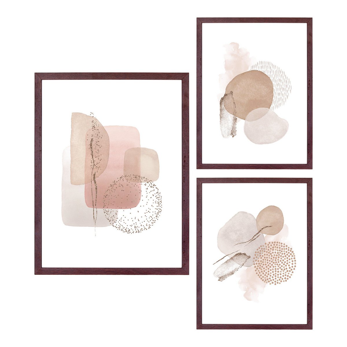 Aspen Frameset - Donkerbruin, set van 3 - Fotolijst - BUVV Home
