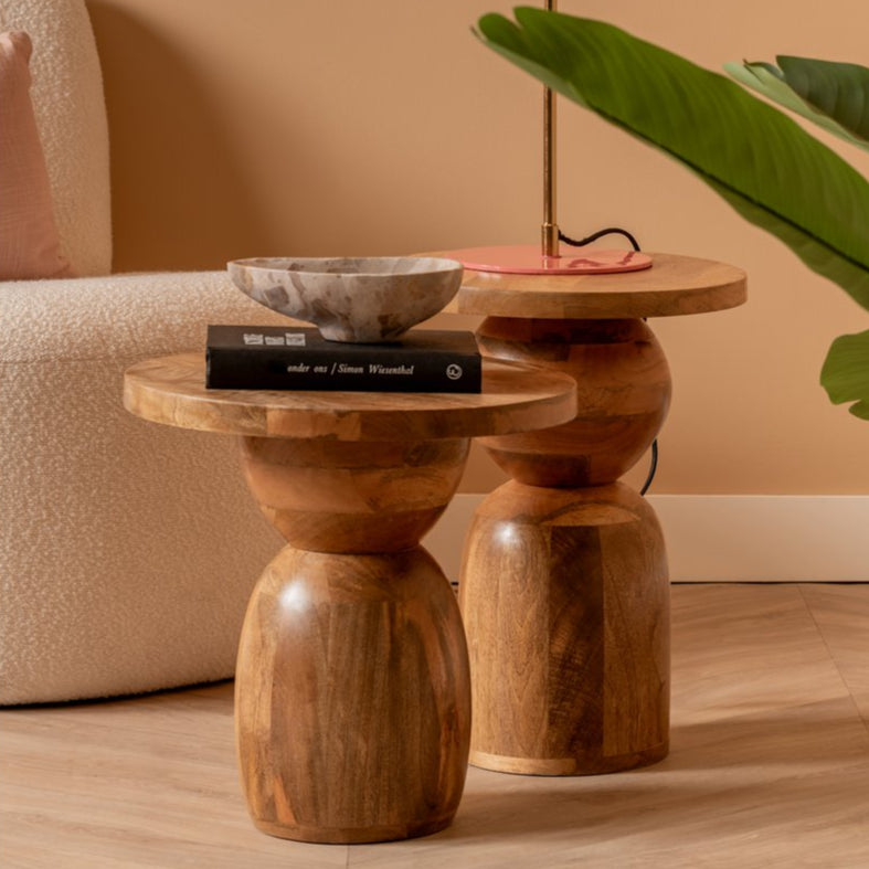 Bijzettafel Dia Mangohout - Klein - Bijzettafel - BUVV Home