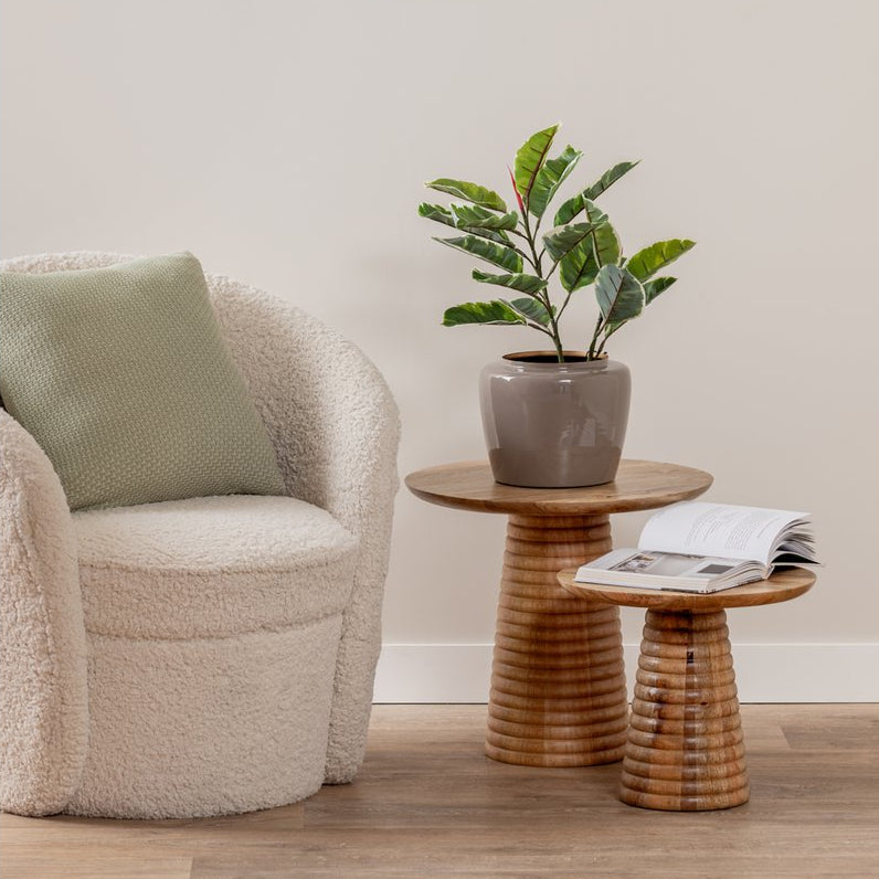 Bijzettafel Force - Mangohout - Bijzettafel - BUVV Home