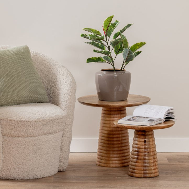 Bijzettafel Force - Mangohout - Bijzettafel - BUVV Home