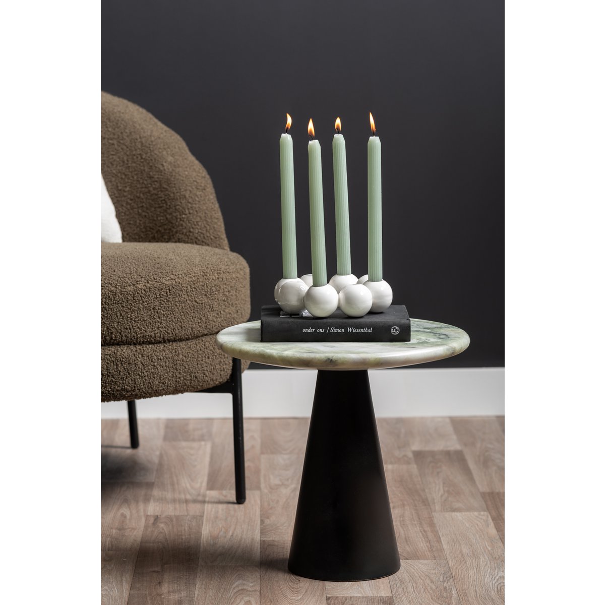 Bijzettafel Force Marmer Groen - Bijzettafel - BUVV Home