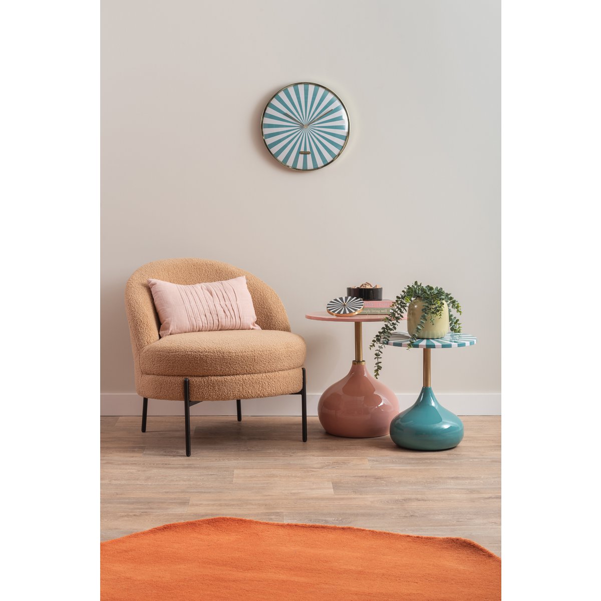 Bijzettafel Kensi - Roze - Bijzettafel - BUVV Home