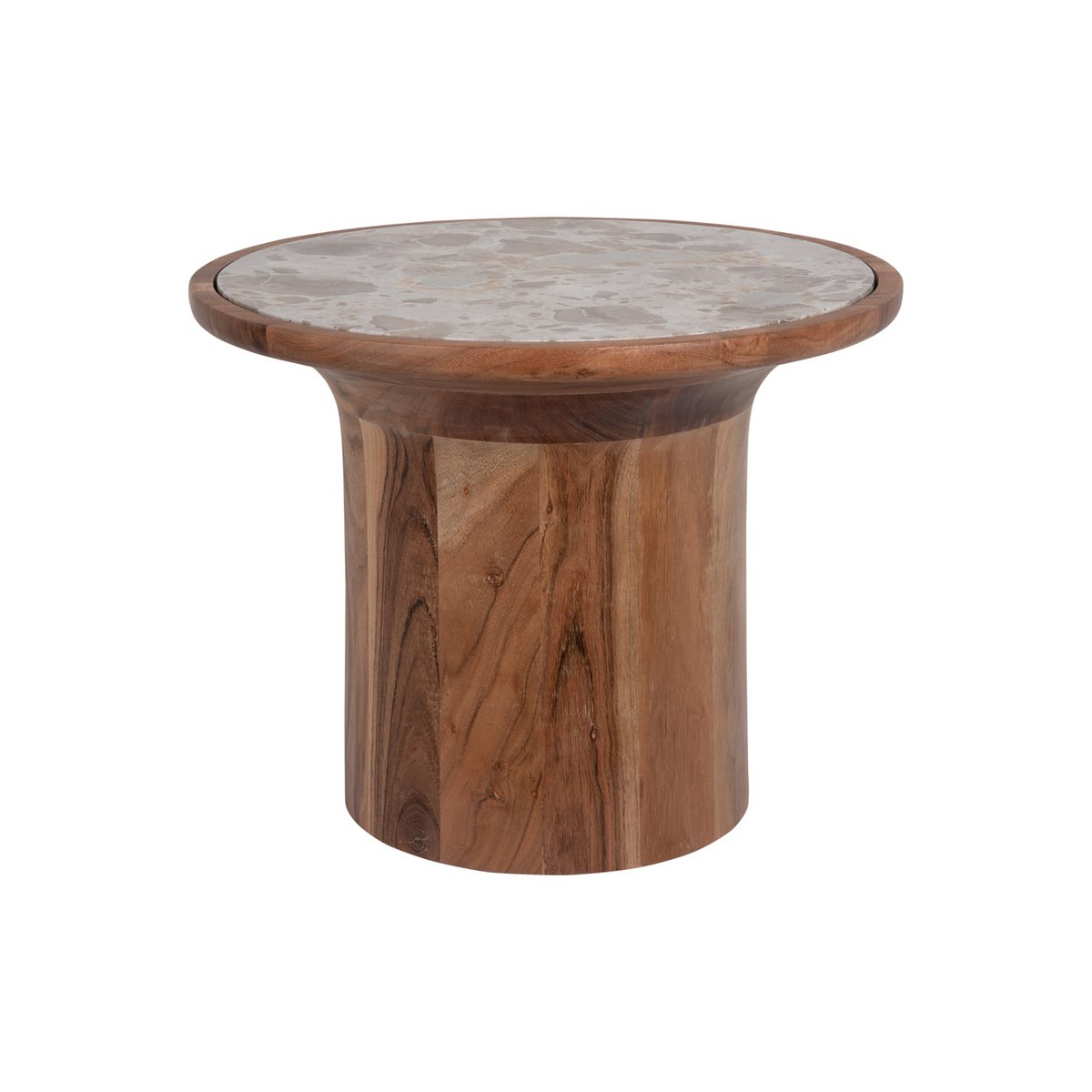 Bijzettafel Tubo Small - Bruin marmer - Bijzettafel - BUVV Home