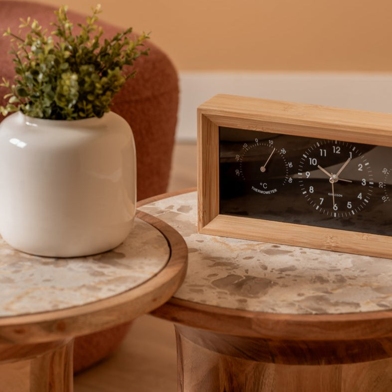 Bijzettafel Tubo Small - Bruin marmer - Bijzettafel - BUVV Home