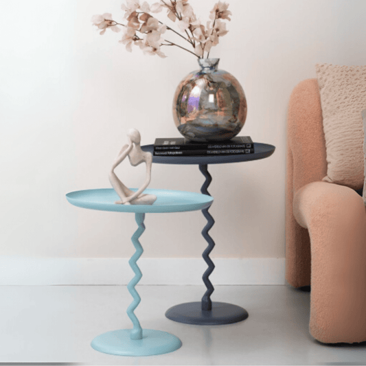 Bijzettafel Zig Zag Groot Blauw - Bijzettafel - BUVV Home