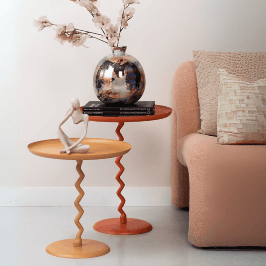 Bijzettafel Zig Zag Medium Geel - Bijzettafel - BUVV Home