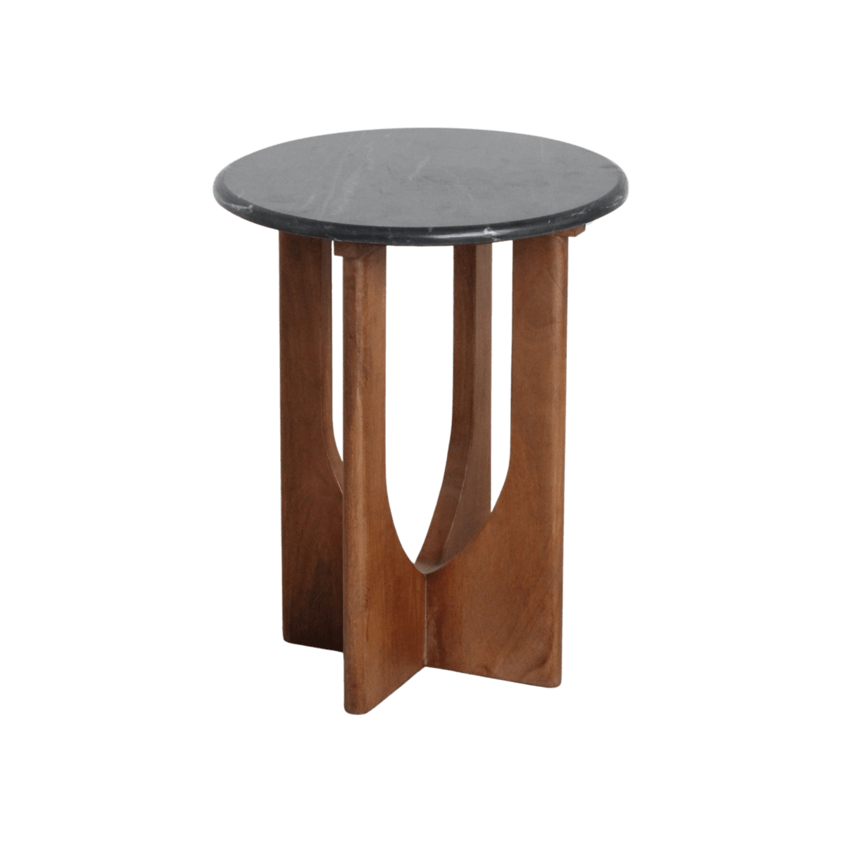 Brunei bijzettafel marmer zwart - Mangohout - Bijzettafel - BUVV Home