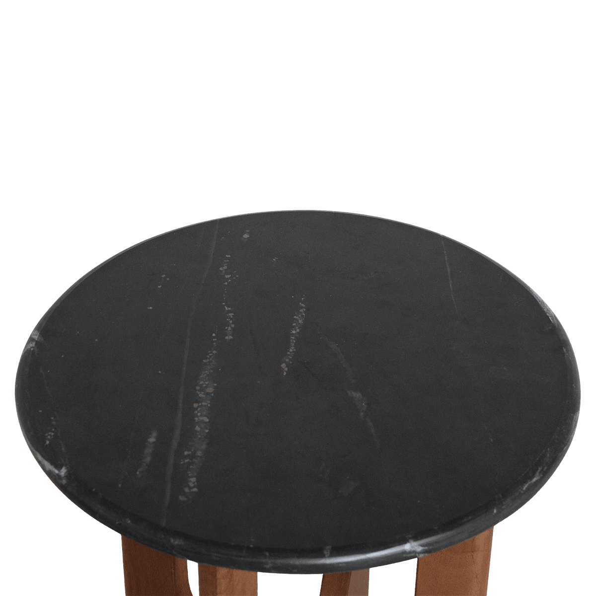 Brunei bijzettafel marmer zwart - Mangohout - Bijzettafel - BUVV Home