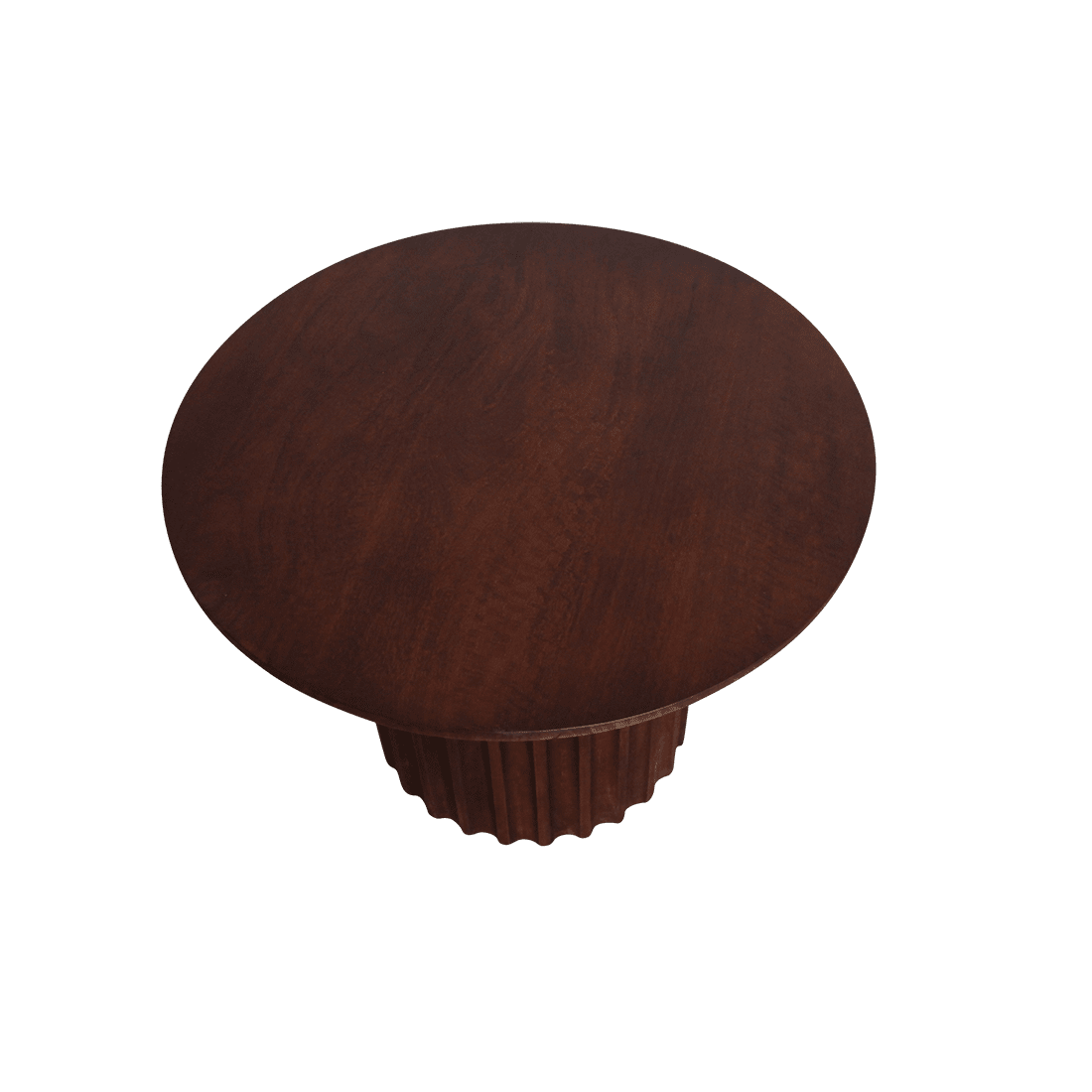 Bullnose bijzettafel bruin 55 cm - Mangohout - Bijzettafel - BUVV Home