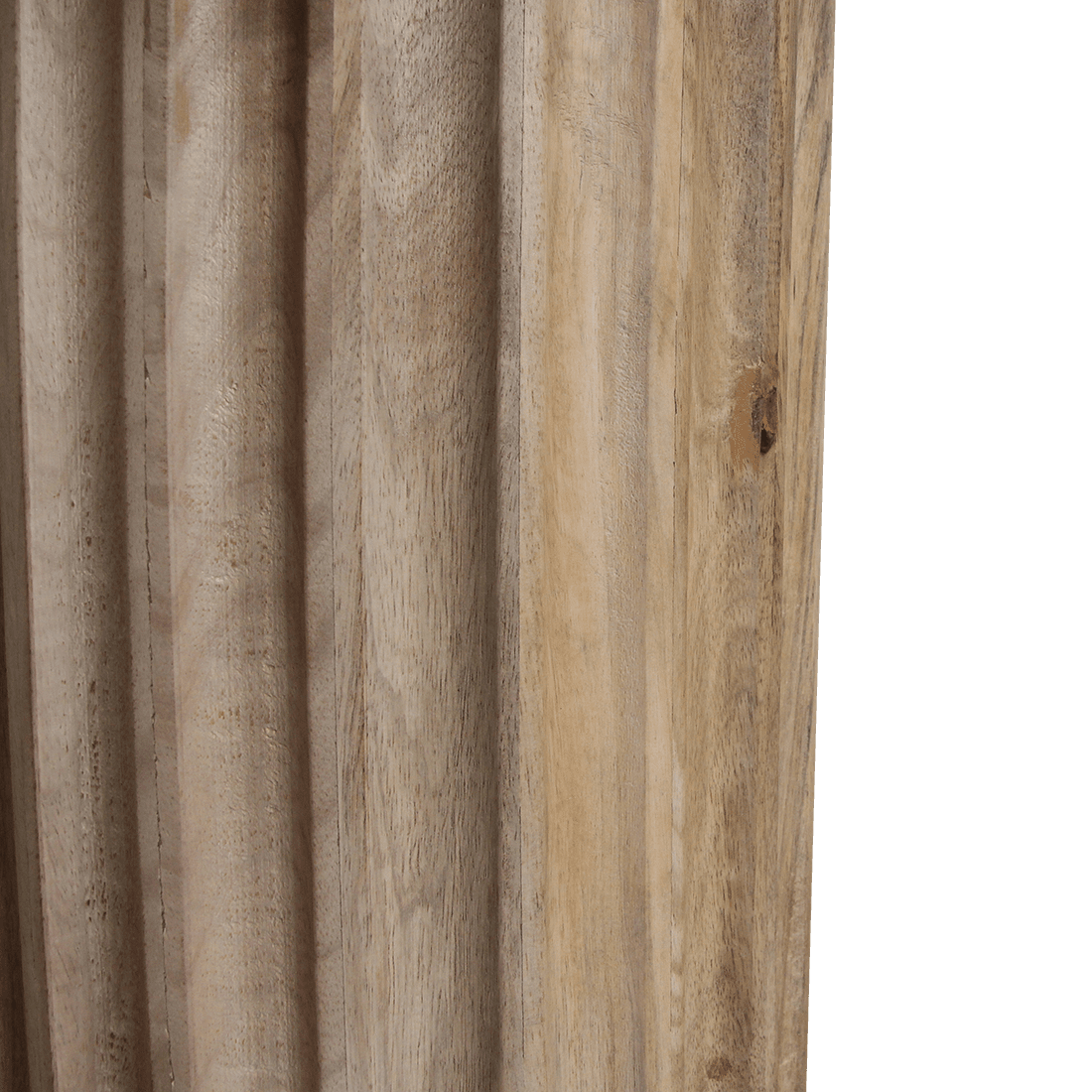 Bullnose bijzettafel naturel 50 cm - Mangohout - Bijzettafel - BUVV Home