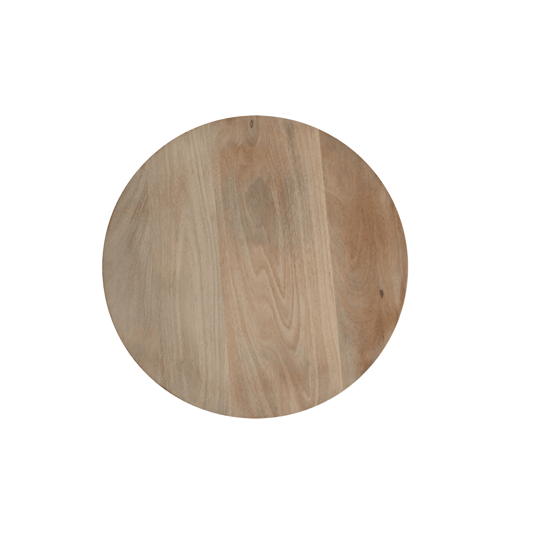 Bullnose bijzettafel naturel 50 cm - Mangohout - Bijzettafel - BUVV Home