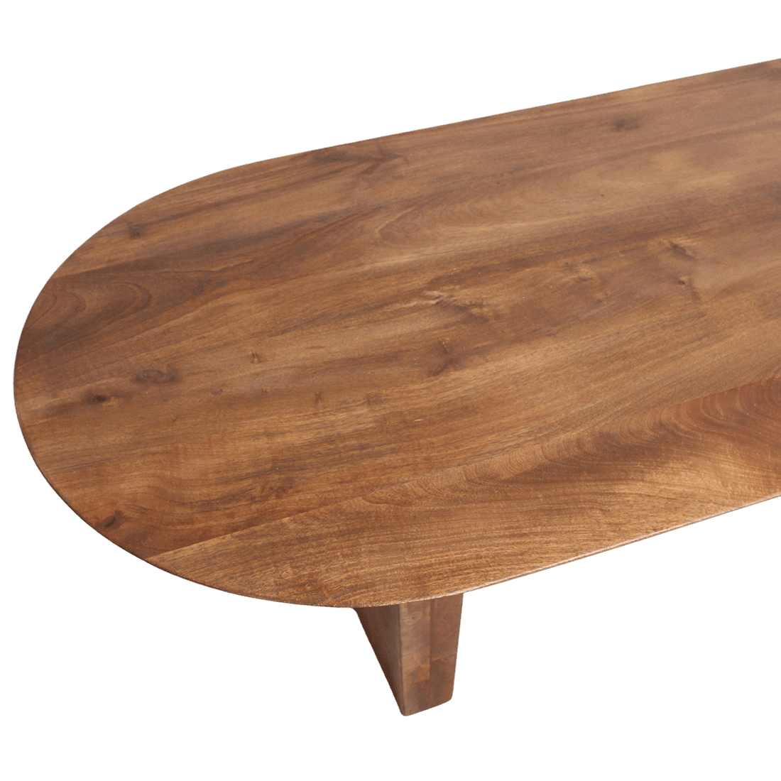 Bullnose salontafel bruin - Mangohout - Salontafel - BUVV Home