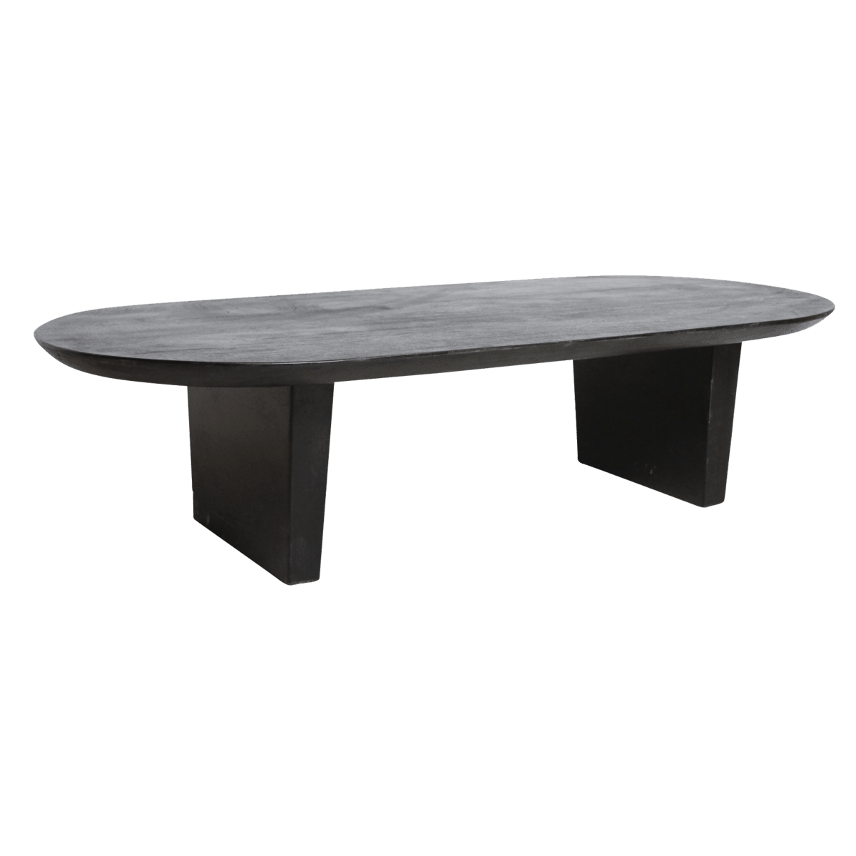 Bullnose salontafel zwart - Mangohout - Salontafel - BUVV Home