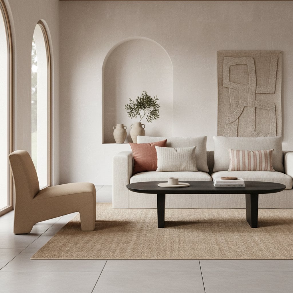 Bullnose salontafel zwart - Mangohout - Salontafel - BUVV Home