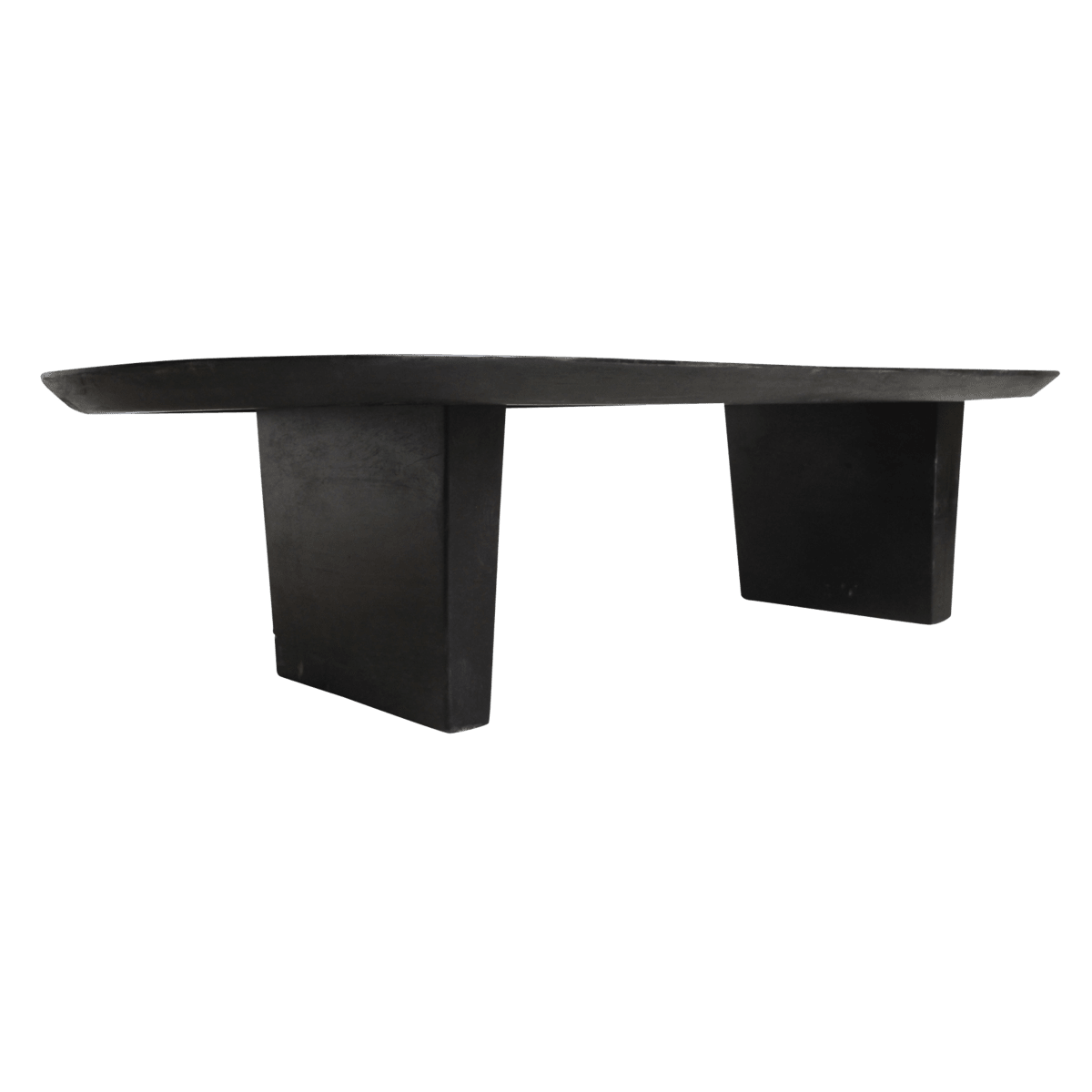 Bullnose salontafel zwart - Mangohout - Salontafel - BUVV Home