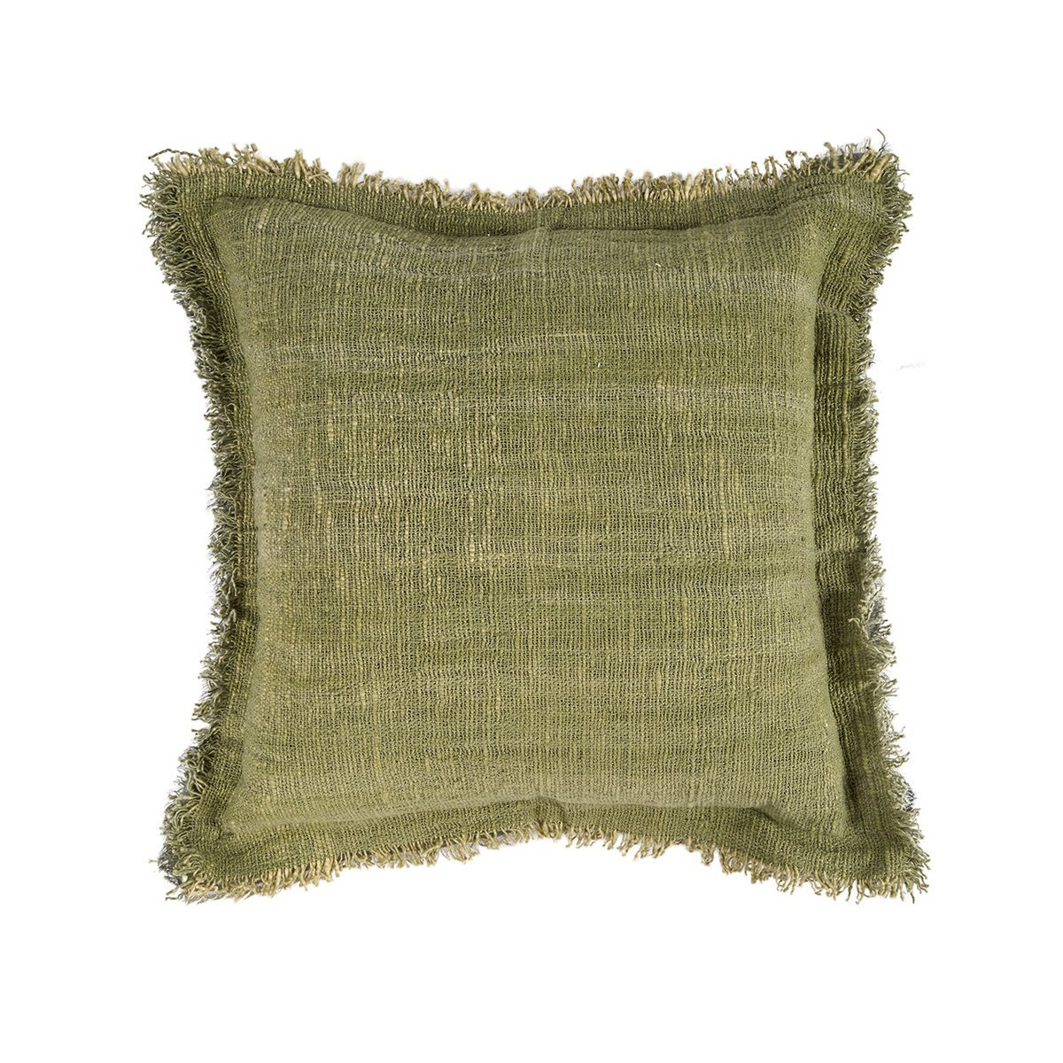De Jungle Fringe Kussenhoes - Groen - Kussen - BUVV Home