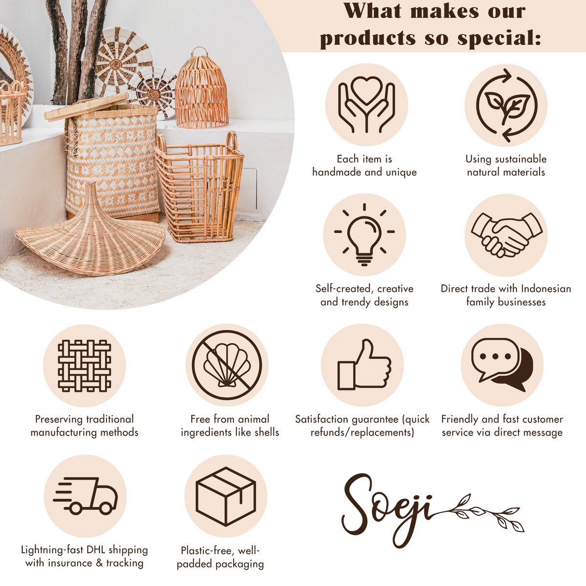 Decoratieve Mand Rinjani - Mand - BUVV Home