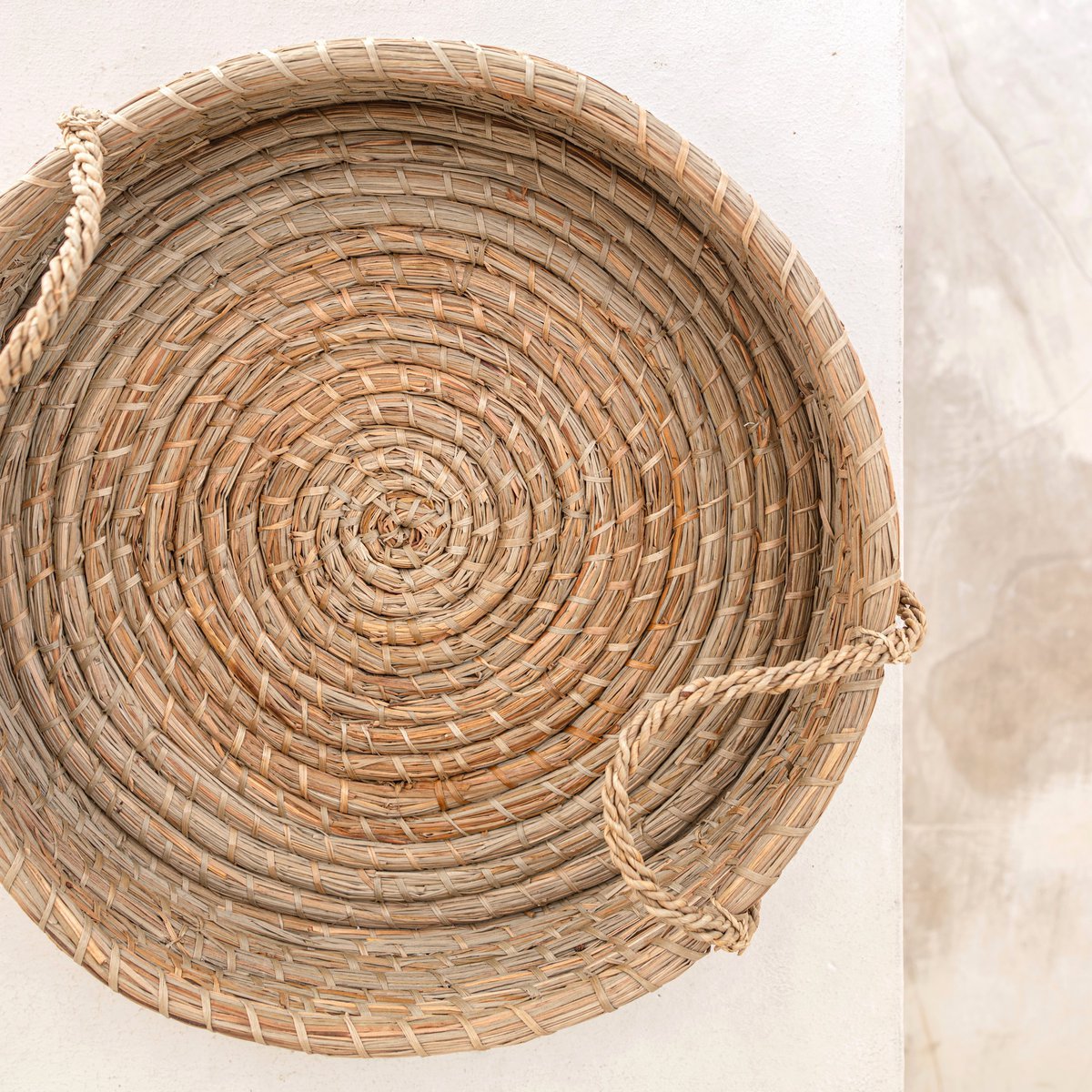 Dienblad geweven van zeegras PINTU (2 maten) - Mand - BUVV Home