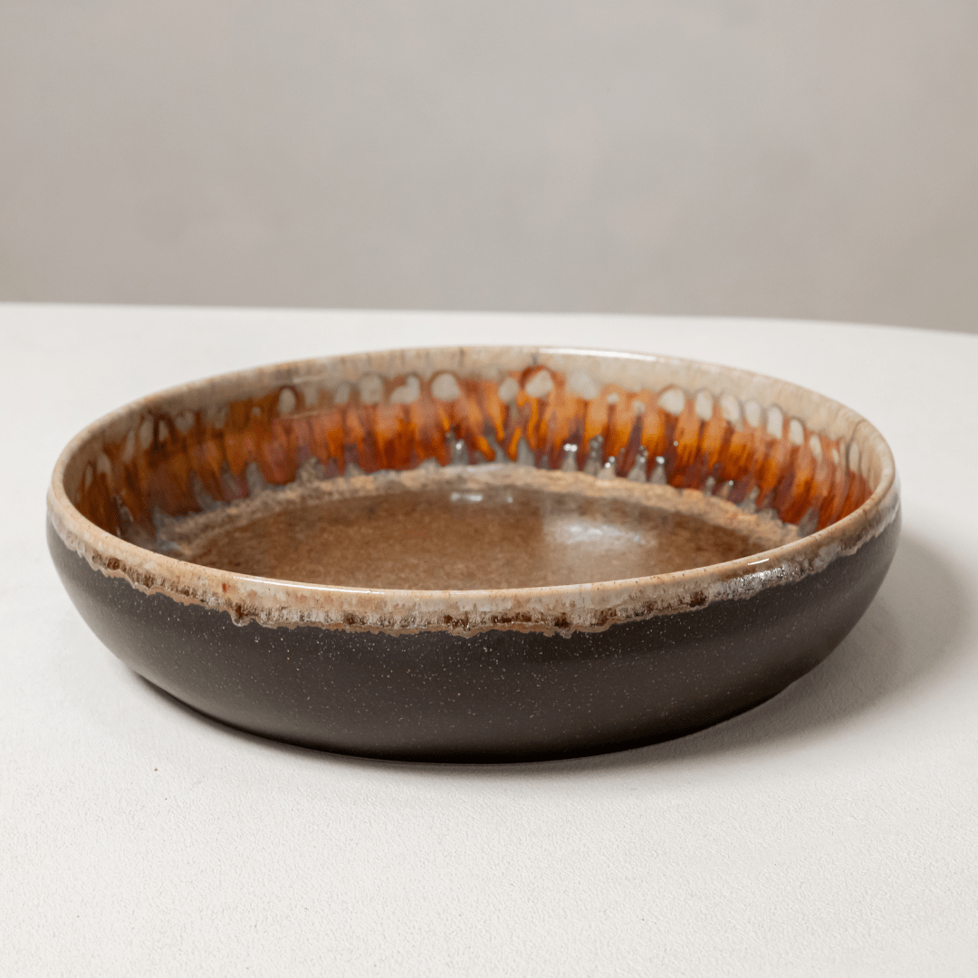 Diepbord Pottery Mocha (Ø22 cm) - Bord - BUVV Home