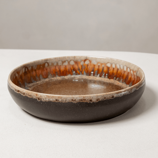 Diepbord Pottery Mocha (Ø22 cm) - Bord - BUVV Home