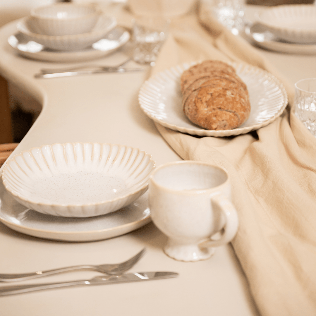 Dinerbord Elvissa Sand (Ø28 cm) - Bord - BUVV Home