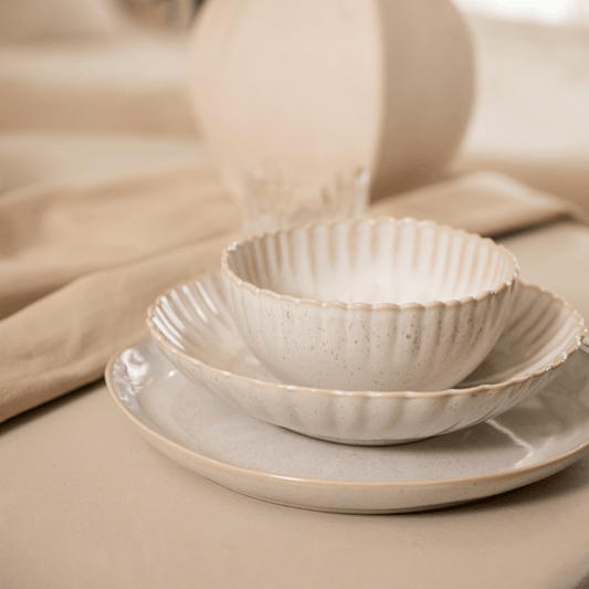 Dinerbord Elvissa Sand (Ø28 cm) - Bord - BUVV Home